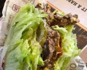 Habit Burger Secret Charburger in lettuce Menu