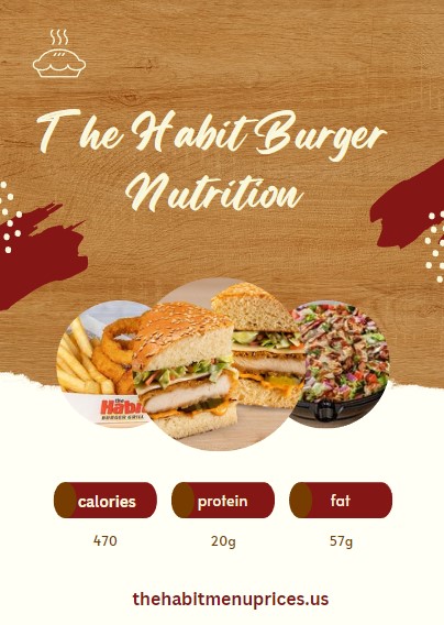 The Habit Burger Nutrition Facts
